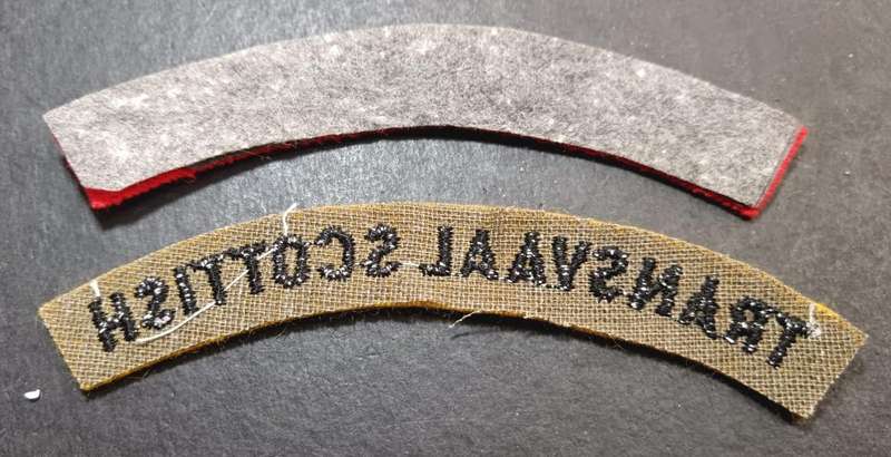 SADF - Transvaal Scottish Shoulder Titles