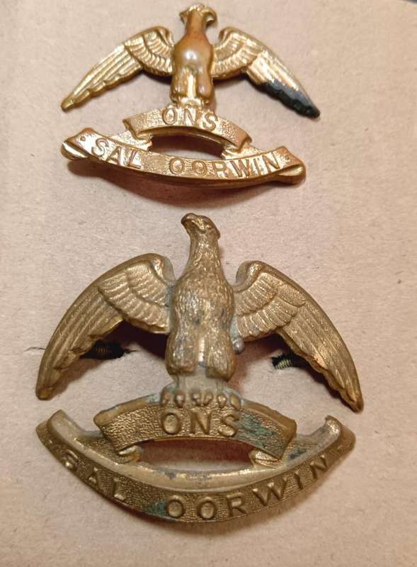 SADF - Regiment Paul Kruger Cap and Collar