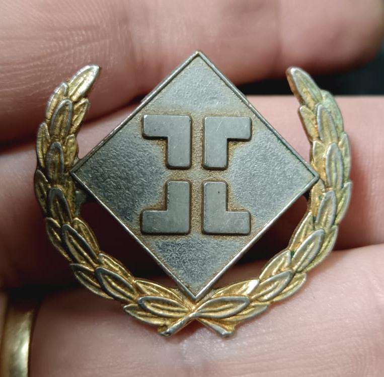 SADF - SAAF Intelligence Bi-Metal Mustering Badge - Full Size
