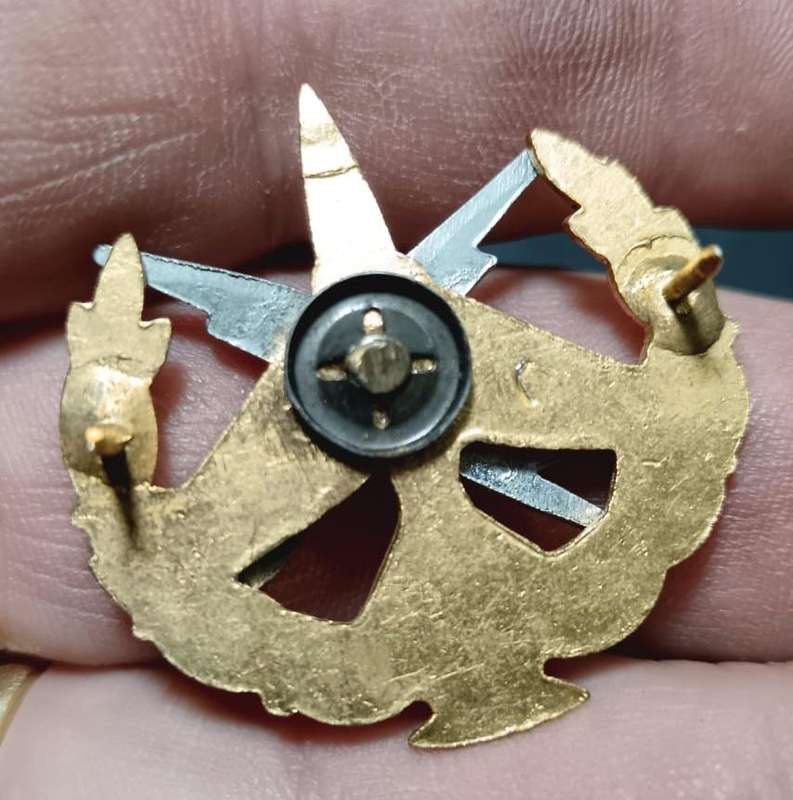 SADF - AIR TRAFFIC CONTROL. OLD PATTERN MUSTERING BADGE - Full Size