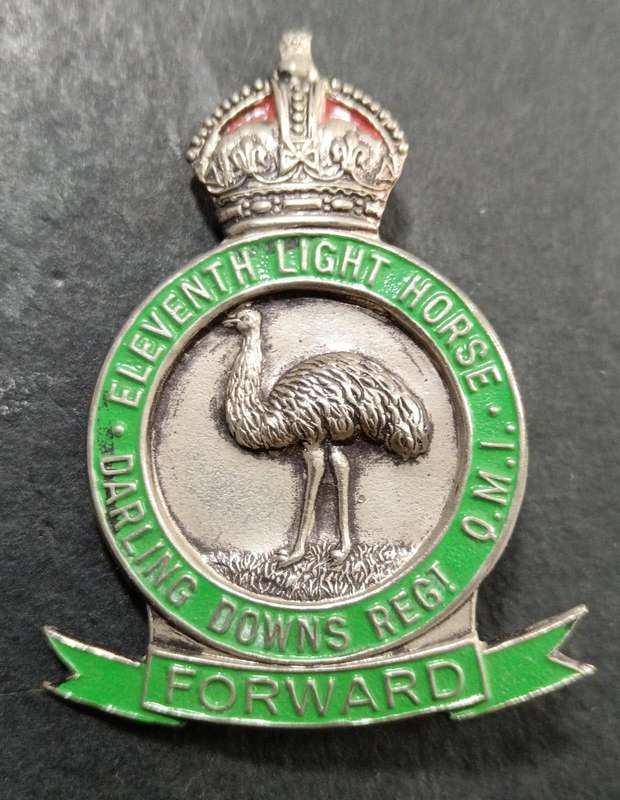 Australia - 11th Light Horse Darling Downs Regiment Badge