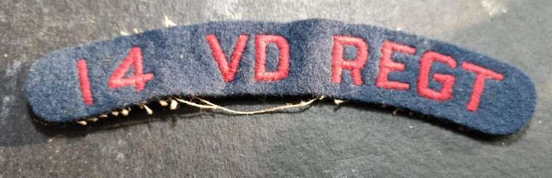 SADF - 14 Field Shoulder Title