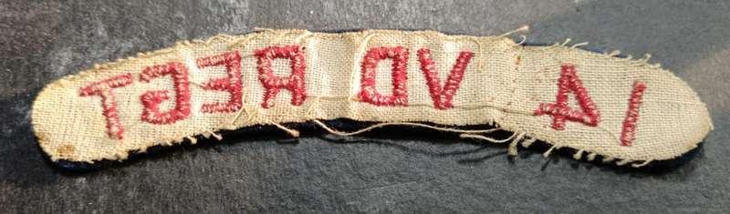 SADF - 14 Field Shoulder Title
