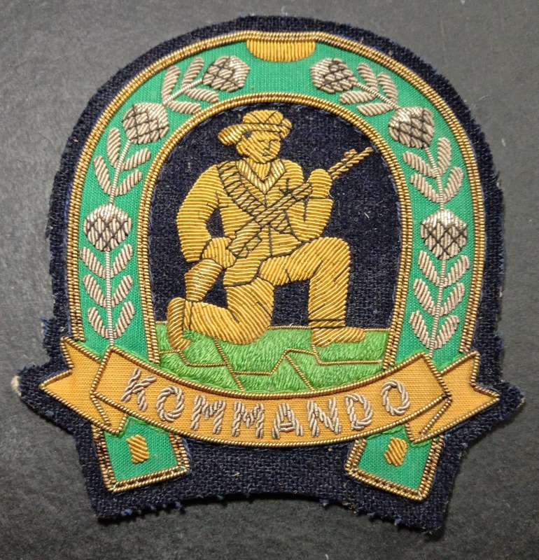 SADF - Large Commando Embroidered Badge ( Bullion Wire )