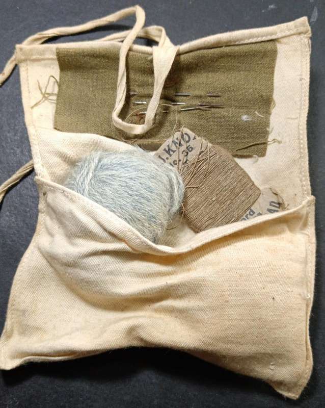 World War Two Army Issue Sewing Kit "Housewife" - Excellent Condition