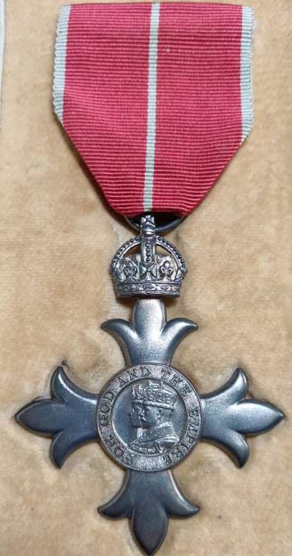 Full Size - The Most Excellent Order of The British Empire M.B.E (Military) Medal in Original Case