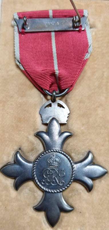 Full Size - The Most Excellent Order of The British Empire M.B.E (Military) Medal in Original Case