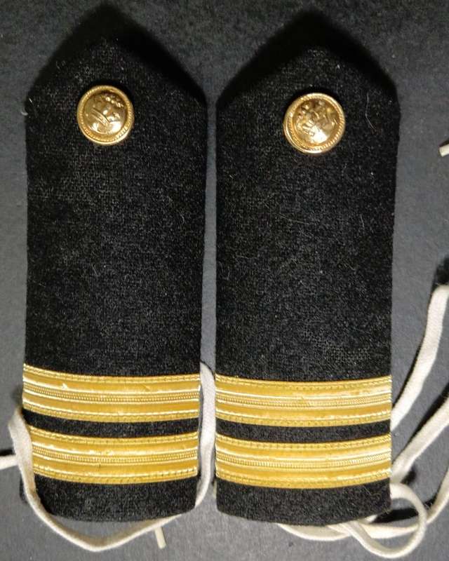Royal Navy Rank Epaulet Pair
