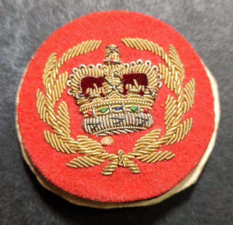 Rhodesia - Warrant Officer Rank Badge ( Bullion )