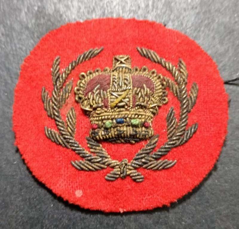 Rhodesia - Warrant Officer Rank Badge ( Bullion )