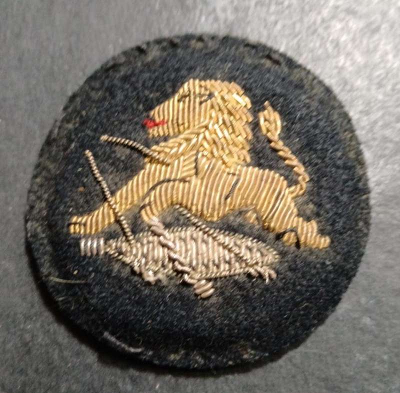 Rhodesia - BSAP Woman Patrol Officer Cloth Cap Badge