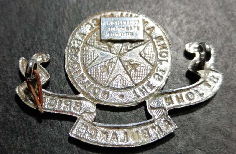 St.Johns Ambulance Cap/Collar Badge