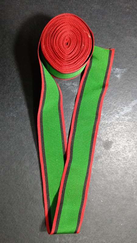 Southern Rhodesia Medal For War Services Full Size Medal Ribbon - 15 CM Each