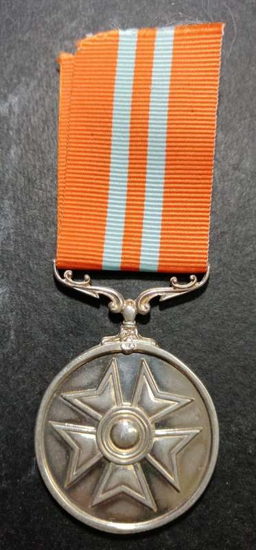 Full Size SADF Pro-Virtute Medal Numbered 028