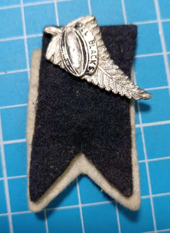 Vintage New Zealand Rugby Pin Badge