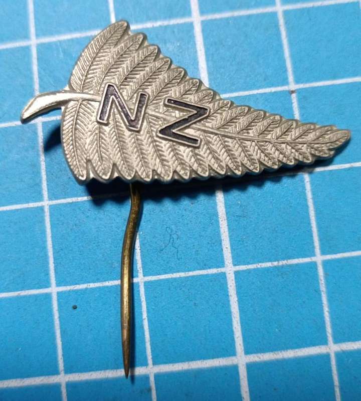 Vintage New Zealand Rugby Pin Badge