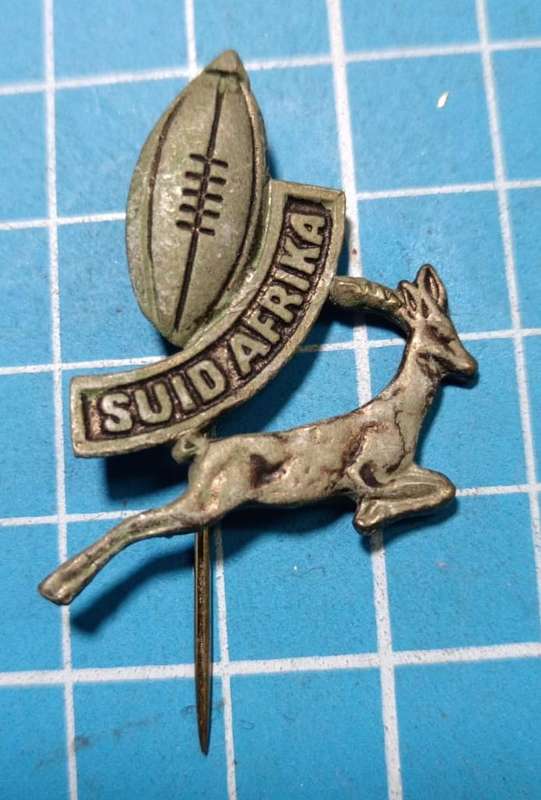 Vintage Springbok Rugby Pin Badge