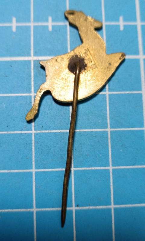 Vintage Springbok Rugby Pin Badge