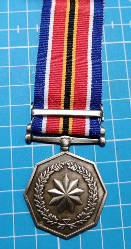 SANDF - Full Size " The Tshumelo Ikatelaho General Service Medal "