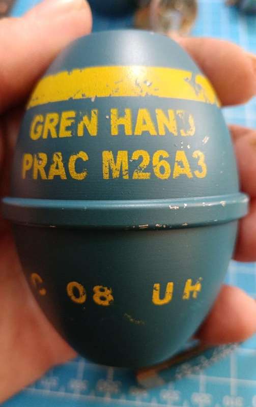SADF - Complete M26 Practise Grenade