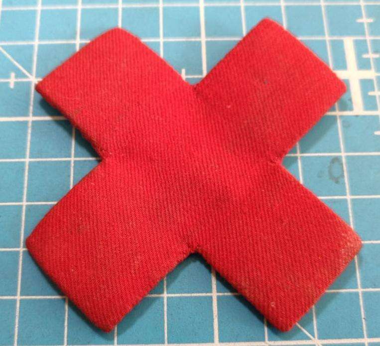 Vintage Red Cross Society Cloth Badge