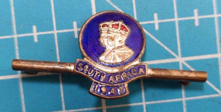 1947 Royal Visit to South Africa Sweetheart Brooch Pin