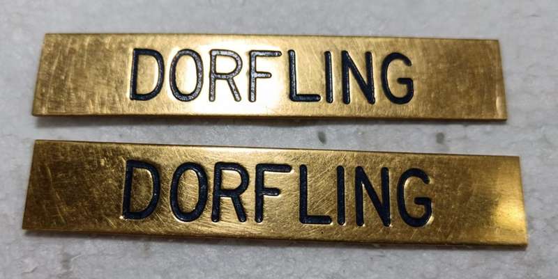 SADF - Dorfling Name Tags