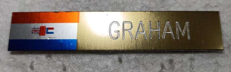 SADF - Graham Name Tag