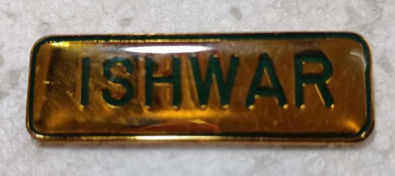 SADF - Ishwar Name Tag