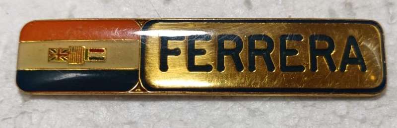 SADF - Ferrera Name Tag