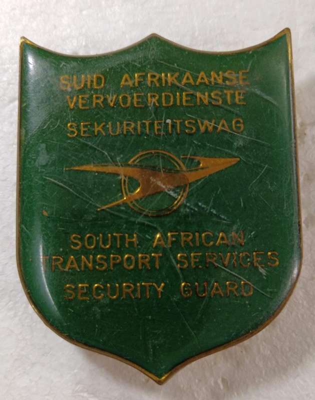 South African Transport Services Security Guard Shoulder Flash