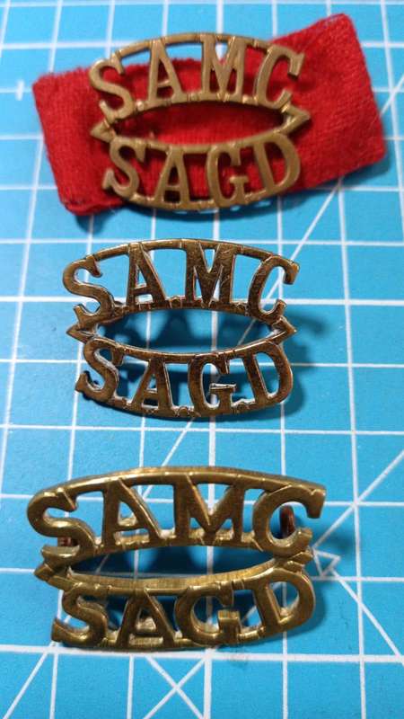SADF - South African Medical Corps Shoulder Titles