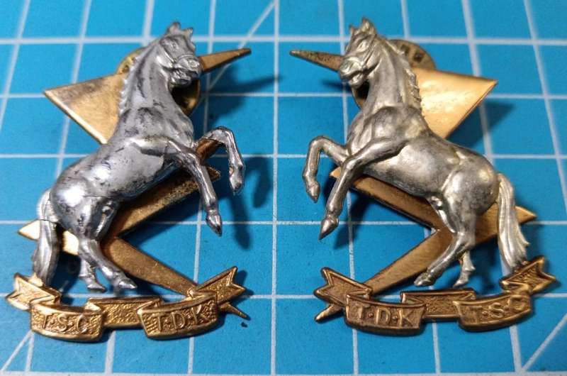 SADF - TDK Collar Badge Pair