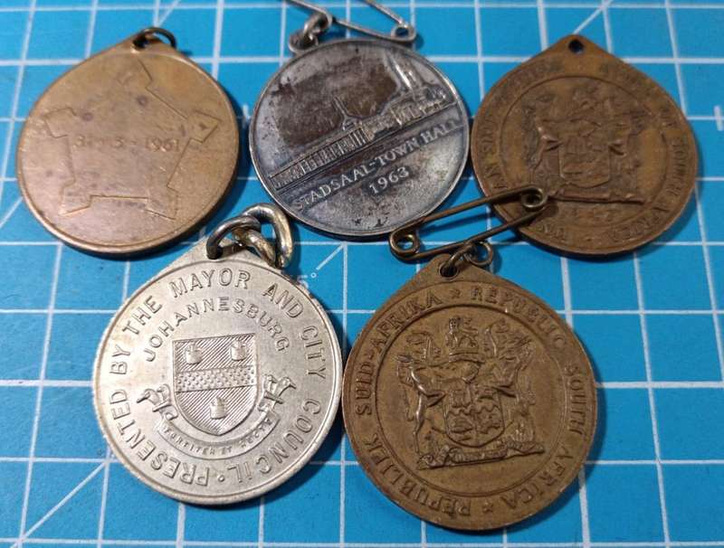Collection of 5 Commemorative Medals