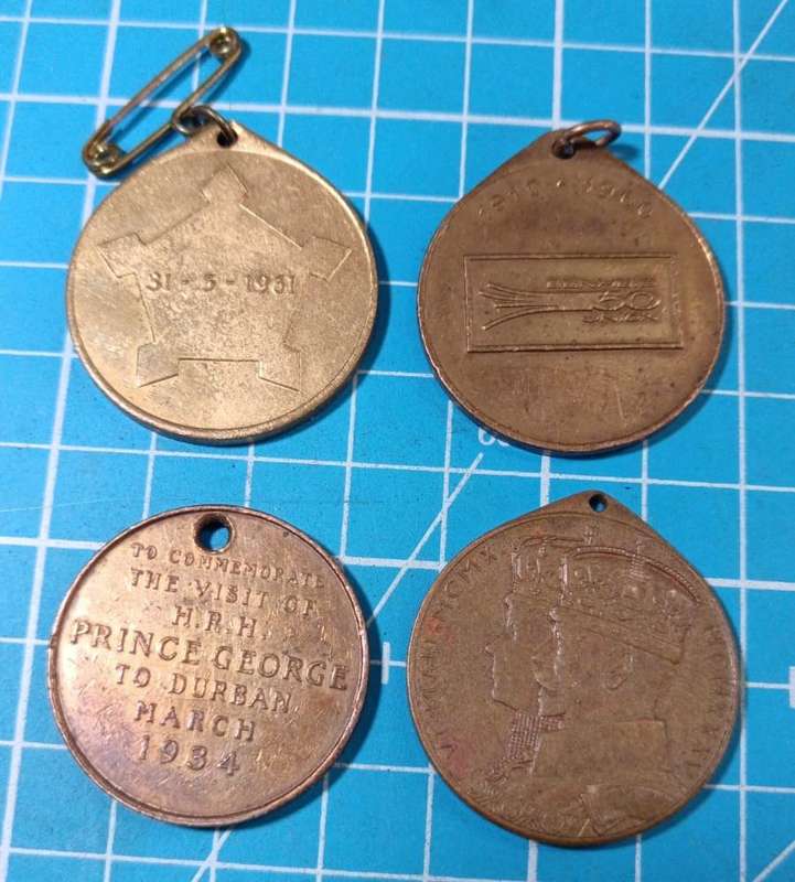 Colllection of 4 Commemorative Medals