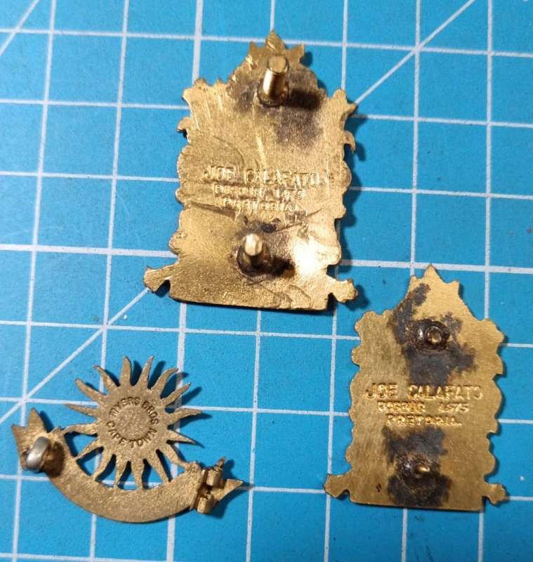 Collection of 3 Badges Including For King and Empire Brooch Pin