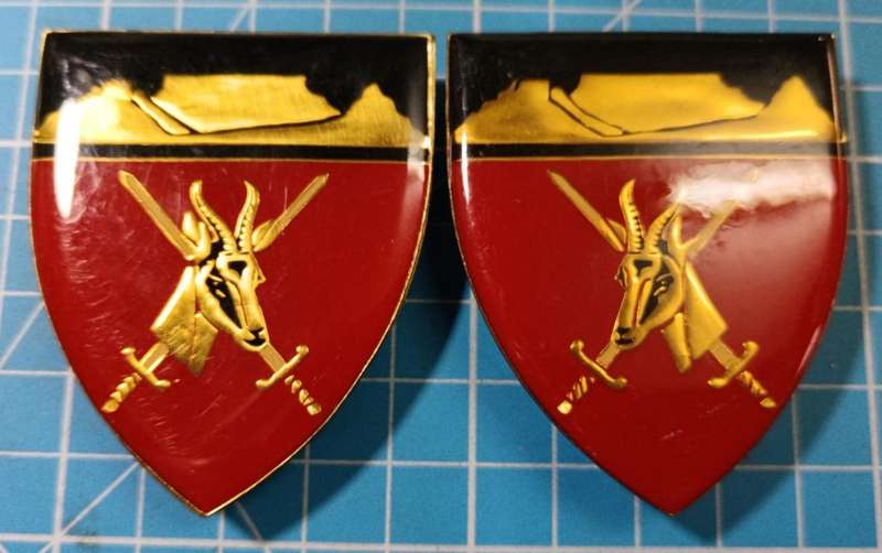 SADF - WP Command HQ Shoulder Flash Pair
