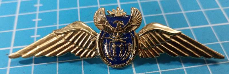 SANDF - Gold Pilots Wings