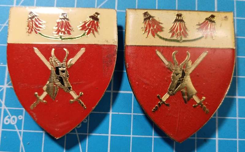 SADF - Far North Command HQ Shoulder Flash Pair