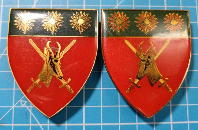 SADF - N/Transvaal Command HQ Shoulder Flash Pair