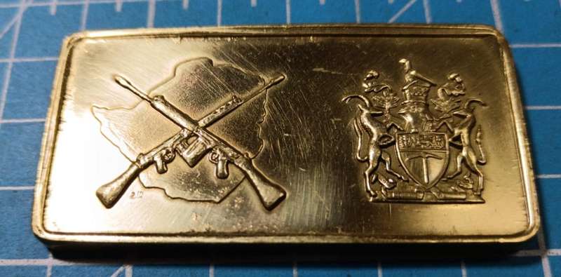 Rhodesia - Selous Scouts Ignot ( Not Silver )