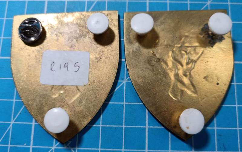 SADF - Natal Command HQ Shoulder Flash Pair