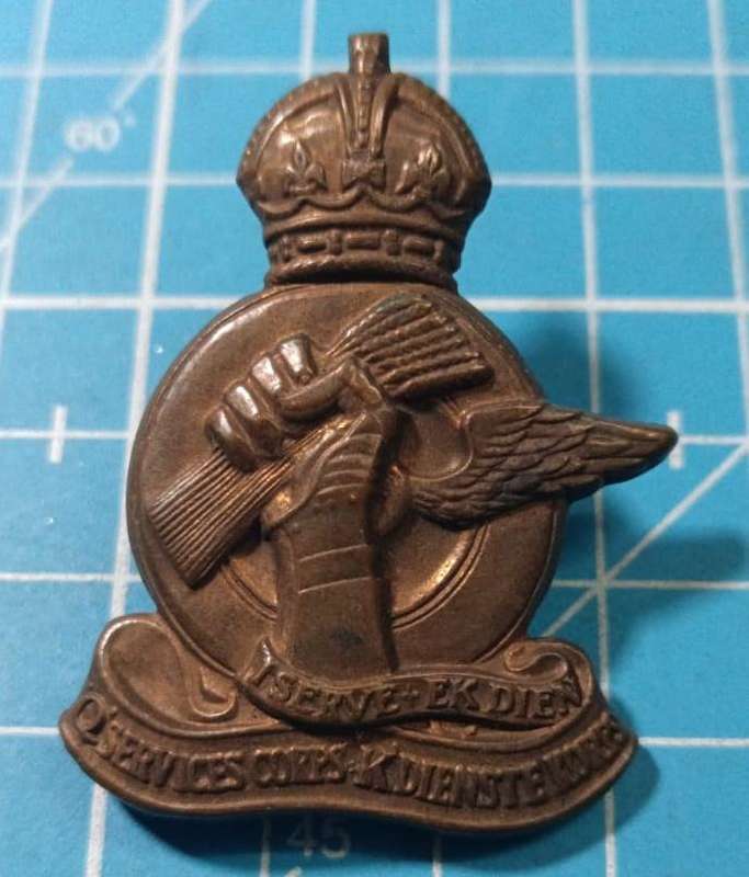 SADF - Q Services Corps Cap Badge