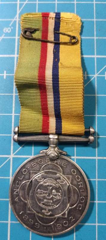 Full Size Boer War ABO Medal:Burger P.Viviers