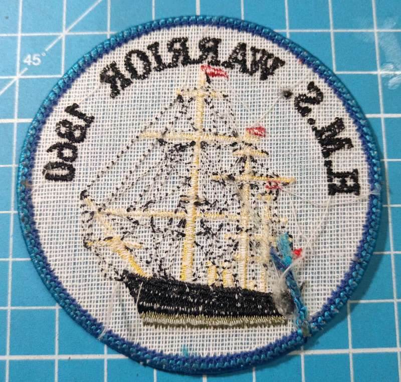 H.M.S Warrior Patch Badge