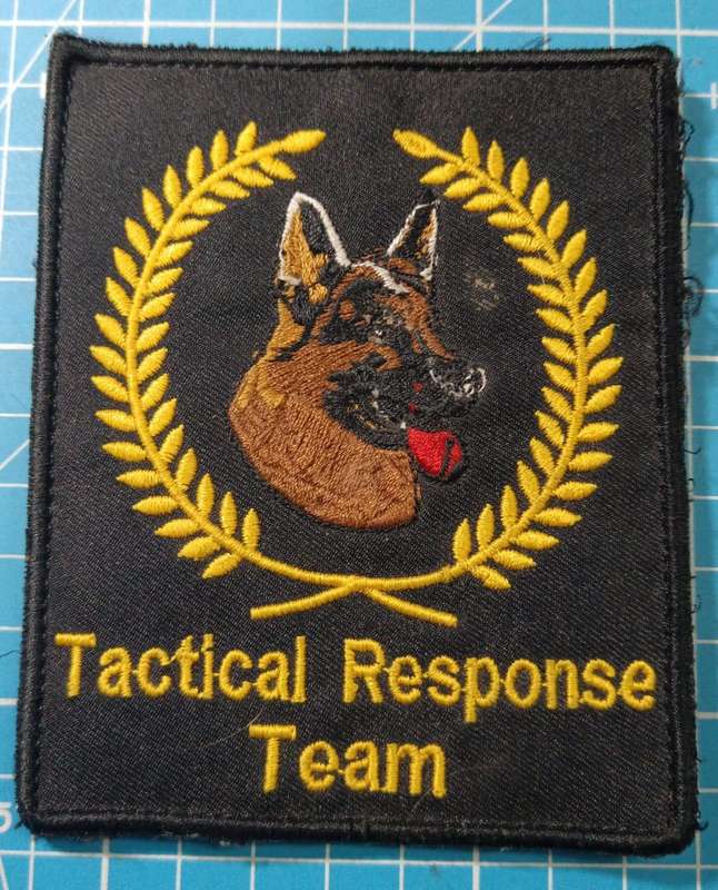 South African Dog Centre Tactical Respone Patch Badge