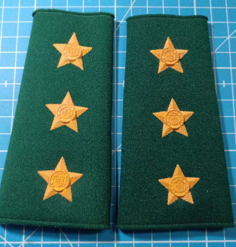 South African Prison Services Captain Rank Pair