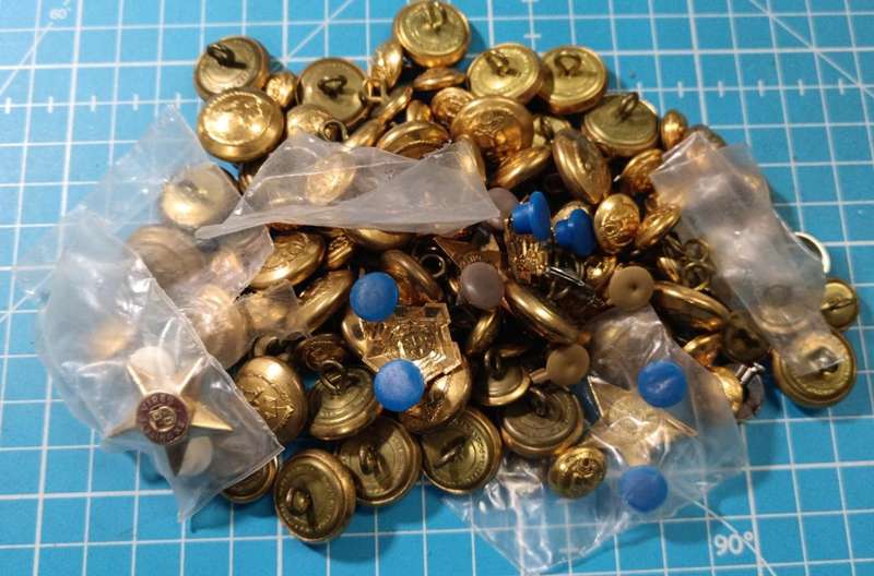 South African Prison Services Button/Rank Lot