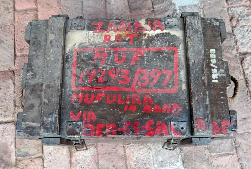 Large Ammo-Crate converted to a Cooler Box ( Vintage Coleman Cooler )