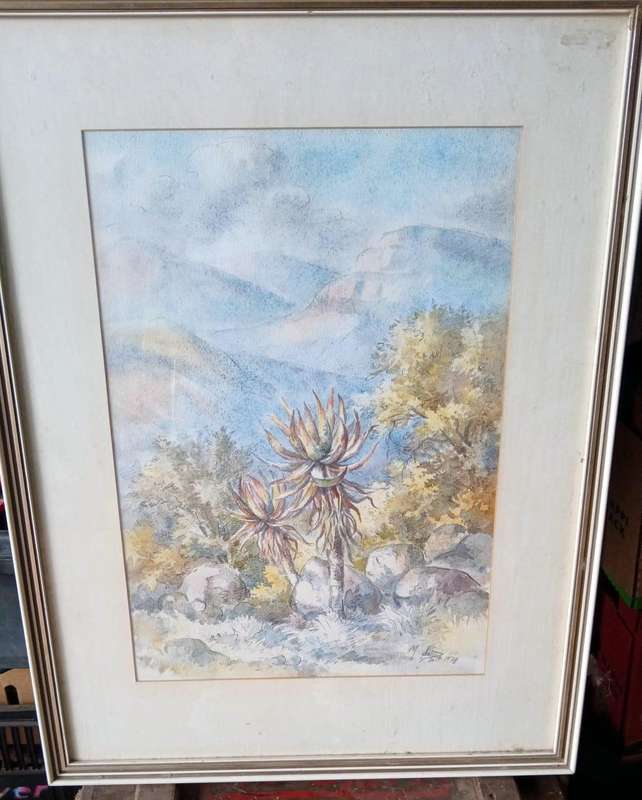Micheal du Toit Original ( 1978 ) Framed